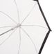 Зонт-трость детский облегченный механический FULTON (ФУЛТОН) FULC603-Black Прозрачный