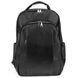 Мужской кожаный рюкзак черный Tiding Bag 1665A Черный