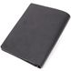Добротне шкіряне портмоне з утримувачем для Apple AirTag GRANDE PELLE 11623 Чорний