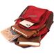 Компактний рюкзак з поліестру з великою кількістю кишень Vintage 22144 Бордовий