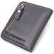 Лаконічний жіночий гаманець невеликого розміру з натуральної шкіри флотар CANPELLINI 21801 Сірий