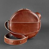 Кругла сумка-рюкзак maxi Коньяк - коричнева Blanknote BN-BAG-30-k фото
