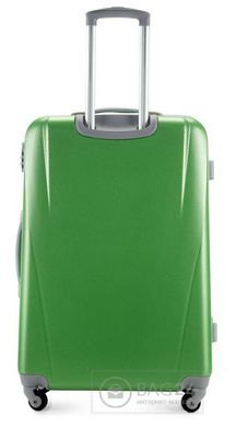 Зручна пластикова валіза на колесах WITTCHEN V25-10-763-70, Зелений