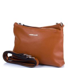 Жіноча сумка-клатч з якісного шкірозамінника AMELIE GALANTI (АМЕЛИ Галант) A991325-brown Помаранчевий