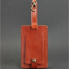 Бирка для багажа Бланк-тэг (Коньяк) - коричневый Blanknote BN-TAG-1-k