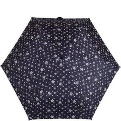 Зонт женский компактный облегченный автомат FULTON (ФУЛТОН) FULL711-Spotty-Flower Черный