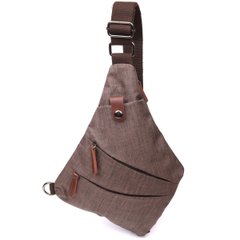 Чудова сумка через плече для чоловіків із текстилю Vintage 22198 Пісочний