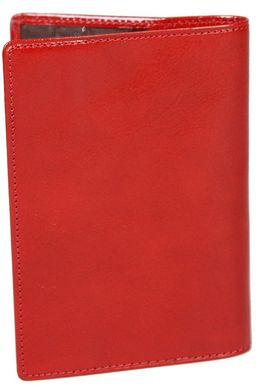 Обкладинка на паспорт червоного кольору шкіра Wittchen 22-5-128-3