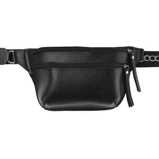 Женская кожаная сумка на пояс Ricco Grande 1L948-black