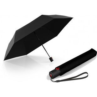 Складной автоматический зонт Knirps U.200 Ultra Light Duomatic Black HeatShield Черный Kn95-2200-10012