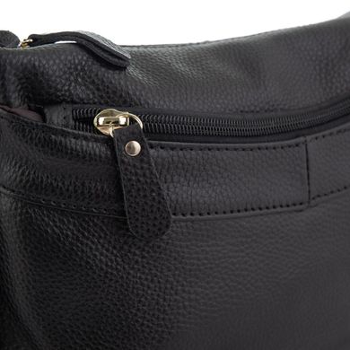Жіноча шкіряна сумка чорна Riche NM20-W0326A Чорний