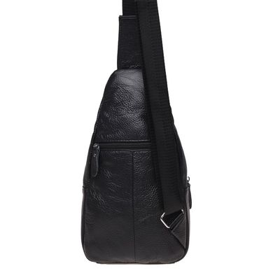 Mужской кожаный рюкзак через плечо Borsa Leather K1202-black