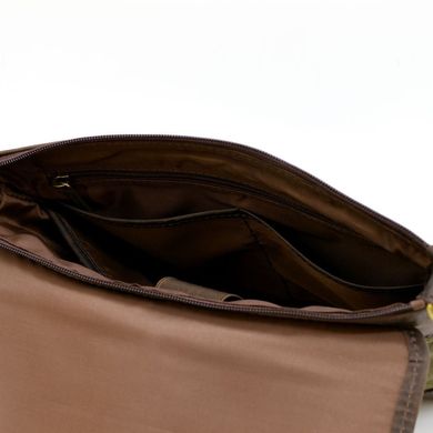 Чоловіча сумка через плече зі шкіри та канвас RH-18072-4lx TARWA