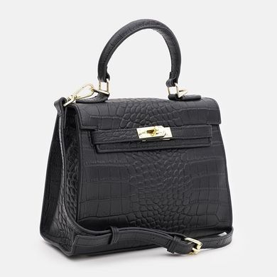 Женская кожаная сумка Keizer K1621bl-black
