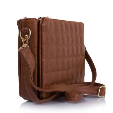 Женская мини-сумка из качественного кожезаменителя ETERNO (ЭТЕРНО) ETK635-24 Коричневый