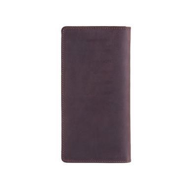 Зносостійкий коричневий шкіряний гаманець на 14 карт