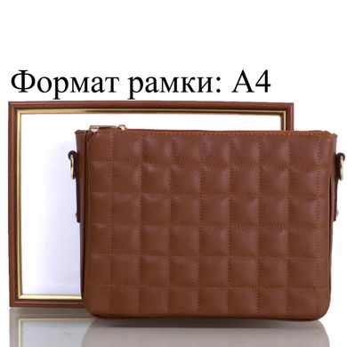 Жіноча міні-сумка з якісного шкірозамінника ETERNO (Етерн) ETK635-24 Коричневий