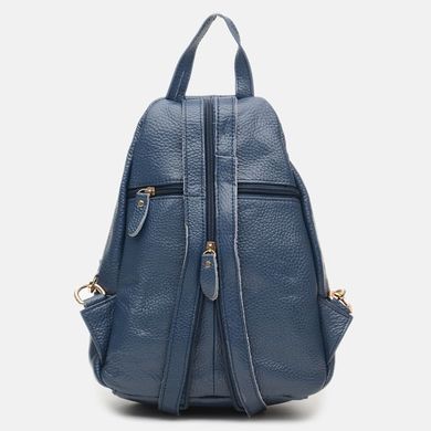 Женский кожаный рюкзак Borsa Leather K1162-blue
