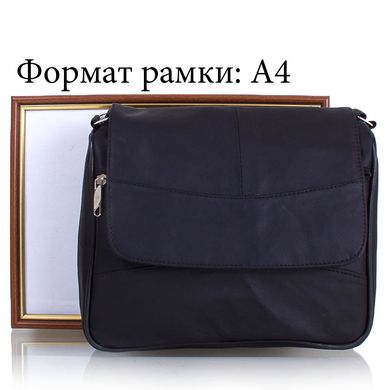 Женская кожаная сумка-почтальонка TUNONA (ТУНОНА) SK2416-2 Черный