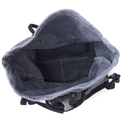Модний міський рюкзак-мішок унісекс із щільного текстилю Vintage sale_15076 Сірий