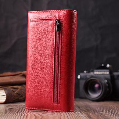 Чудовий жіночий гаманець з натуральної шкіри ST Leather 22524 Червоний