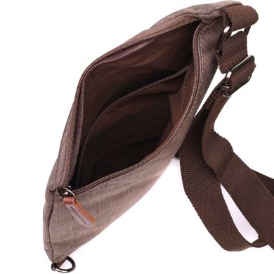 Замечательная сумка через плечо для мужчин из текстиля Vintage 22198 Песочный