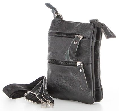 Небольшая мужская сумка черного цвета 15130, Черный