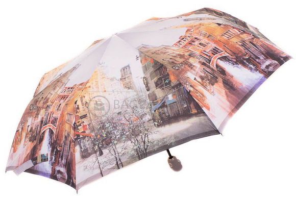 Ніжного кольору жіноча парасолька, автомат ZEST Z23945-2, Сірий