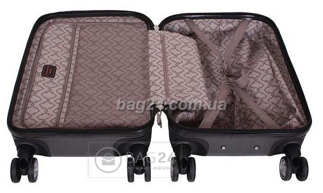 Качественный дорожный чемодан Vip Collection Mont Blanc Grey 20", Серый