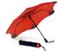 Протиштормова парасолька жіноча напівавтомат BLUNT (Блант) Bl-xs-red Червона