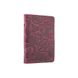 Дизайнерская кожаная обложка-органайзер для ID паспорта и других документов фиолетового цвета, коллекция "Let's Go Travel"