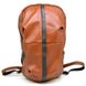 Мужской кожаный городской рюкзак рыжий с коричневым GB-7340-3md TARWA Коричневый