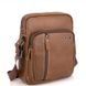 Мужская сумка через плечо из натуральной кожи светло коричневая Tiding Bag N2-9003B Коричневый