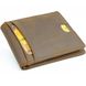 Бумажник из матовой кожи с RFID защитой Vintage sale_14017 Коричневый