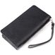 Багатофункціональний гаманець-клатч із натуральної шкіри KARYA 21136 Чорний