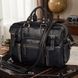 Кожаная сумка для ноутбука работы поездок и документов Vintage 14204 Черная
