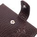 Практичное мужское портмоне с хлястиком из натуральной кожи KARYA 21086 Коричневый