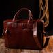 Универсальная мужская сумка-портфель на плечо KARYA 20936 кожаный Коричневый