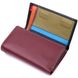 Вместительный кожаный кошелек в три сложения для женщин ST Leather 19444 Разноцветный
