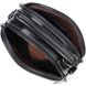 Жіноча глянсова сумка на плече з натуральної шкіри 22130 Vintage Чорна