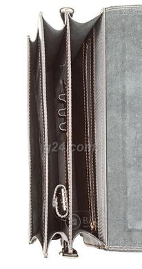 Добротный кожаный мужской портфель европейского качества Manufatto