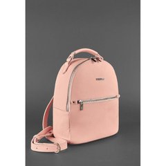 Натуральная кожаный мини-рюкзак Kylie барби - розовый Blanknote BN-BAG-22-barbi