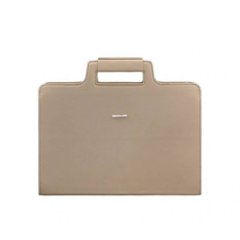 Жіноча шкіряна сумка для ноутбука та документів світло-бежева Blanknote BN-BAG-36-light-beige