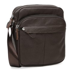Мужская кожаная сумка Borsa Leather K10082-brown