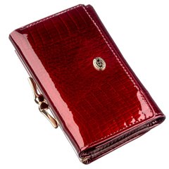 Классический женский кошелек на кнопке ST Leather 18913 Бордовый