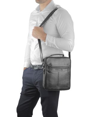 Мужская черная сумка через плечо Allan Marco RR-4083A Черный
