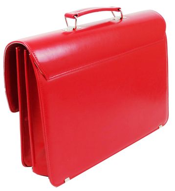 Деловой женский портфель из эко кожи AMO SST09 красный