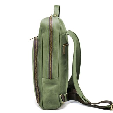 Рюкзак для ноутбука 15 дюймів RE-1240-4lx в шкірі крейзі хорс Зелений
