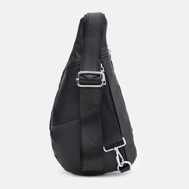 Чоловічий шкіряний рюкзак через плече Keizer k1712bl-black