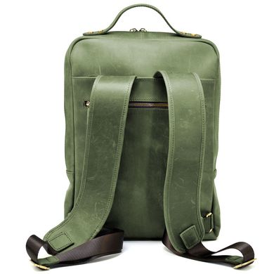 Рюкзак для ноутбука 15 дюймів RE-1240-4lx в шкірі крейзі хорс Зелений